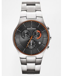 SKAGEN | Skagen Chronograph Stainless Strap Watch(アナログ腕時計)