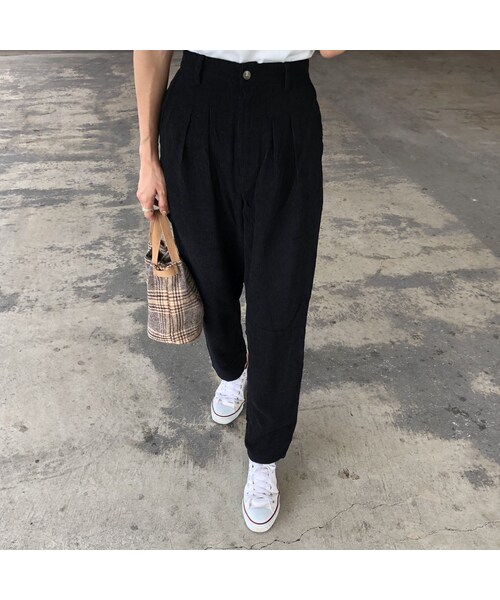 copine（コピン）の「再入荷！コーデュロイペグトップパンツ(4color)【クリックポスト対象商品】（その他パンツ・レディース・その他）」の7枚目の写真
