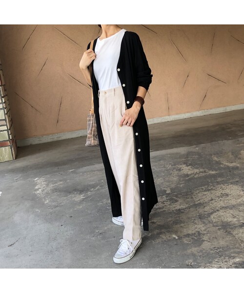 copine（コピン）の「再入荷！コーデュロイペグトップパンツ(4color)【クリックポスト対象商品】（その他パンツ・レディース・その他）」の11枚目の写真