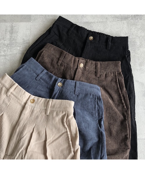 copine（コピン）の「再入荷！コーデュロイペグトップパンツ(4color)【クリックポスト対象商品】（その他パンツ・レディース・その他）」の13枚目の写真