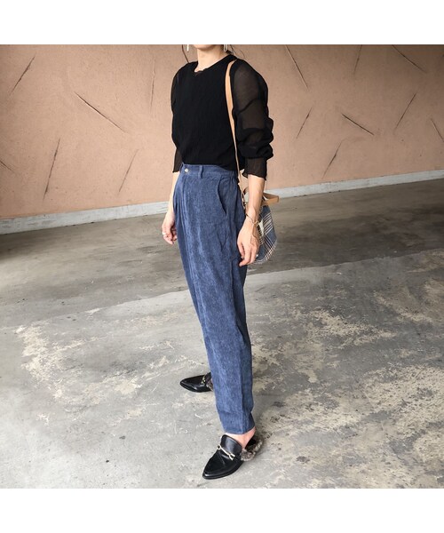 copine（コピン）の「再入荷！コーデュロイペグトップパンツ(4color)【クリックポスト対象商品】（その他パンツ・レディース・その他）」の3枚目の写真