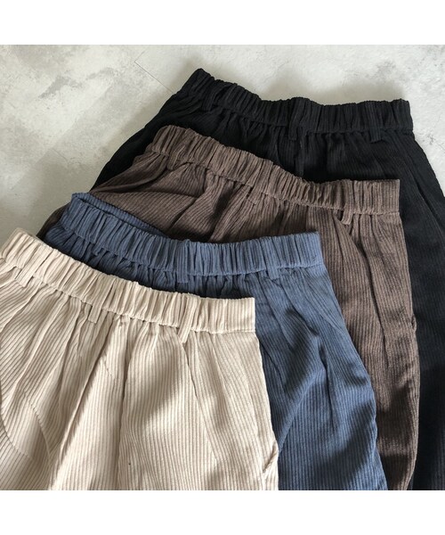 copine（コピン）の「再入荷！コーデュロイペグトップパンツ(4color)【クリックポスト対象商品】（その他パンツ・レディース・その他）」の14枚目の写真