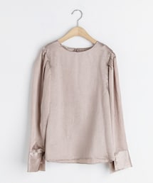 DHOLIC | サテンパフブラウス(シャツ/ブラウス)