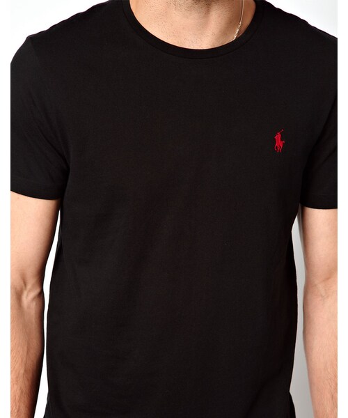 POLO RALPH LAUREN（ポロ ラルフ ローレン）の「Polo Ralph Lauren Logo Crew Neck T-Shirt（Tシャツ/カットソー・メンズ・black・XXL-Chest 44-46"）」の4枚目の写真