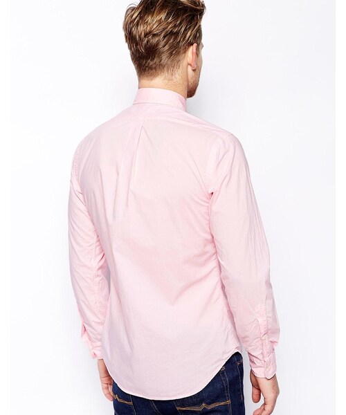 POLO RALPH LAUREN（ポロ ラルフ ローレン）の「Polo Ralph Lauren Shirt in Poplin in Slim Fit（シャツ/ブラウス・メンズ・pink・XXL-Chest 44-46"/L-Chest 40-42"）」の2枚目の写真