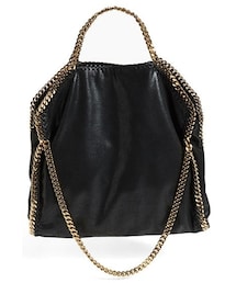 STELLA McCARTNEY | Stella McCartney 'Falabella' Metallic Faux Leather Foldover Tote(トートバッグ)