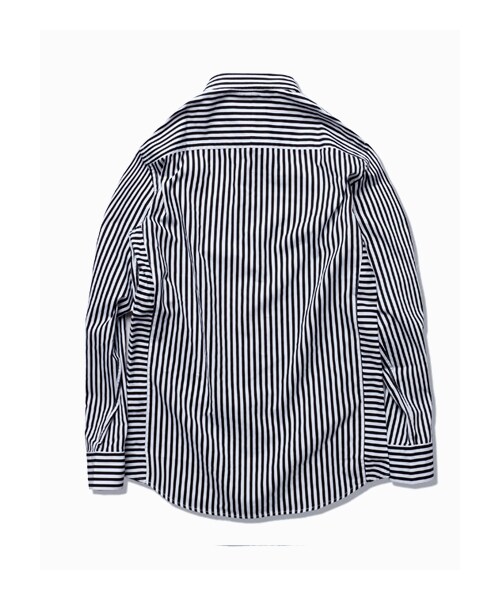 LIFUL MINIMAL GARMENTS.(ライフルミニマルガーメンツ)の「LIFUL STRIPE MIXED SHIRT(その他・メンズ・기타・S/M/L)」の2枚目の写真