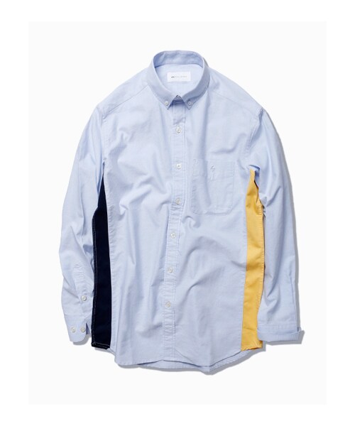 LIFUL MINIMAL GARMENTS.(ライフルミニマルガーメンツ)の「LIFUL OXFORD COLORBLOCK SHIRT BLUE(その他・メンズ・기타・S/M/L)」の1枚目の写真