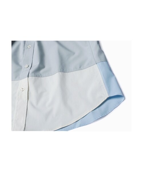 LIFUL MINIMAL GARMENTS.(ライフルミニマルガーメンツ)の「LIFUL COLORMXD MANDARIN COLLAR SHIRT GY(その他・メンズ・기타・S/M/L)」の4枚目の写真