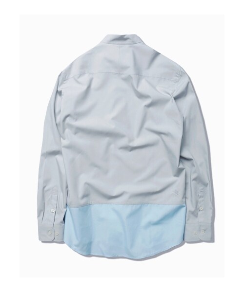 LIFUL MINIMAL GARMENTS.(ライフルミニマルガーメンツ)の「LIFUL COLORMXD MANDARIN COLLAR SHIRT GY(その他・メンズ・기타・S/M/L)」の2枚目の写真
