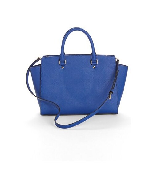 MICHAEL KORS（マイケルコース）の「MICHAEL Michael Kors 'Large Selma' Zip-Top Satchel（ショルダーバッグ・Dark Olive/Black/Luggage/Navy/Orange/Dk Dune）」の4枚目の写真