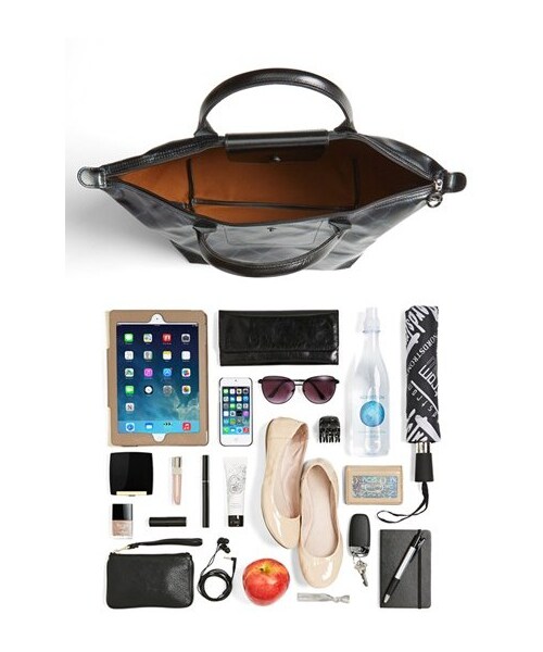 LONGCHAMP（ロンシャン）の「Longchamp 'LM Metal' Handbag（バッグ・Black）」の4枚目の写真