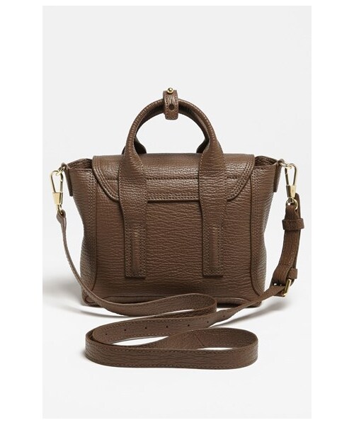 3.1 Phillip Lim(スリーワンフィリップリム)の「3.1 Phillip Lim 'Pashli - Mini' Leather Satchel(ショルダーバッグ・Taupe)」の4枚目の写真