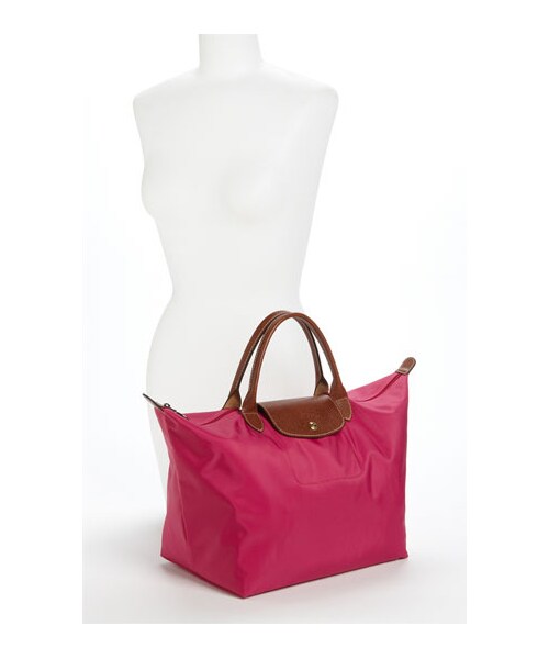 LONGCHAMP（ロンシャン）の「Longchamp 'Medium Le Pliage' Tote（トートバッグ・Slate/Amethyst/Black/Hydrangea/Red）」の6枚目の写真