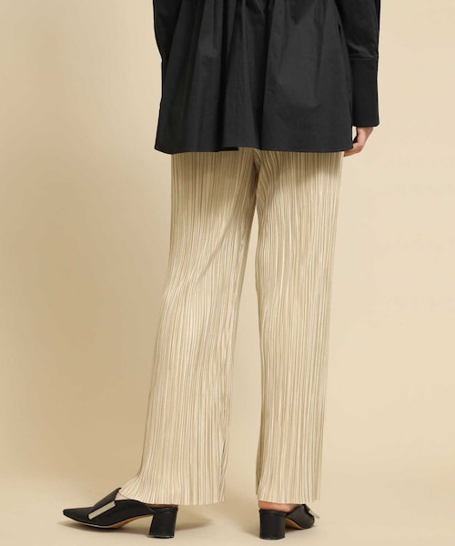 CLANE（クラネ）の「《STUDIOUS復刻別注》リラックスルーズプリーツパンツ（パンツ・レディース・BLACK/BEIGE/KHAKI・0/1）」の12枚目の写真
