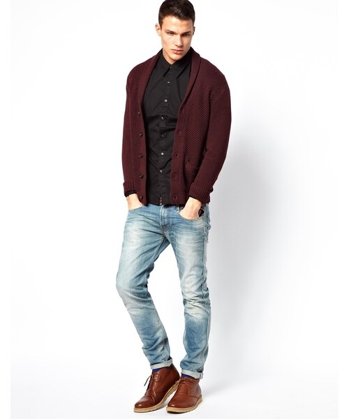 REPLAY(リプレイ)の「Replay Shirt Stretch Basic Logo(シャツ/ブラウス・メンズ・black・M-Chest 38-40"/S-Chest 36-38"/XL-Chest 42-44"/XXL-Chest 44-46"/L-Chest 40-42")」の2枚目の写真
