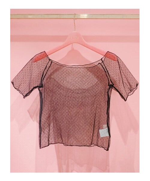 lilLilly（リルリリー）の「サテンフリルワンピース（トップスセット）（ワンピース/ドレス・レディース・BEIGE/PINK/BLACK・FREE）」の11枚目の写真