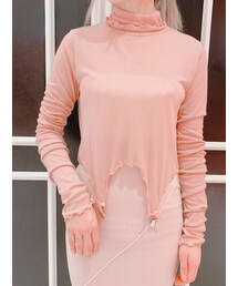 lilLilly | シースルーガータートップス(トップス)