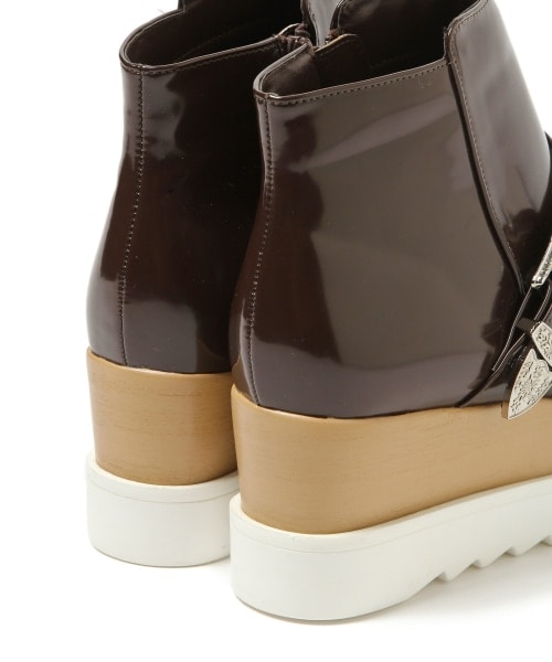 PAGEBOY（ページボーイ）の「スクエアショートブーツ（シューズ・レディース・ブラック/ダークブラウン・M(23.5cm)/L(24.5cm)）」の20枚目の写真