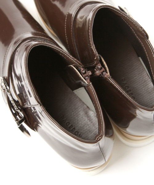 PAGEBOY（ページボーイ）の「スクエアショートブーツ（シューズ・レディース・ブラック/ダークブラウン・M(23.5cm)/L(24.5cm)）」の19枚目の写真