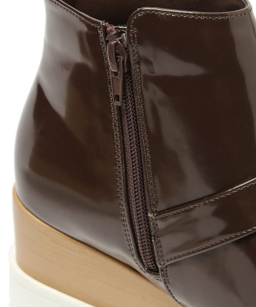 PAGEBOY（ページボーイ）の「スクエアショートブーツ（シューズ・レディース・ブラック/ダークブラウン・M(23.5cm)/L(24.5cm)）」の18枚目の写真