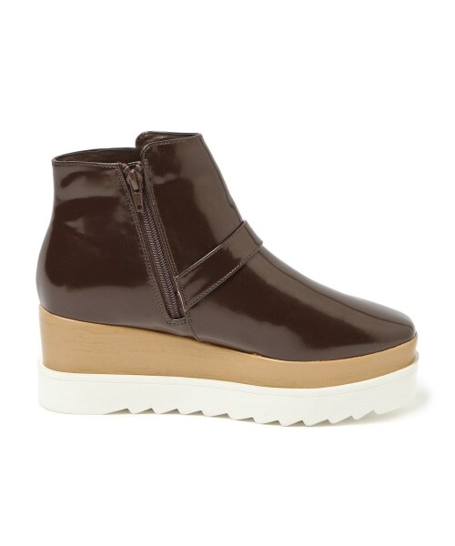 PAGEBOY（ページボーイ）の「スクエアショートブーツ（シューズ・レディース・ブラック/ダークブラウン・M(23.5cm)/L(24.5cm)）」の13枚目の写真