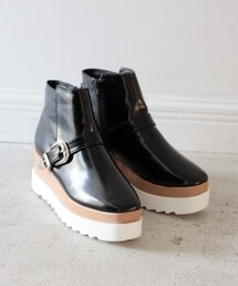 PAGEBOY | スクエアショートブーツ(シューズ)