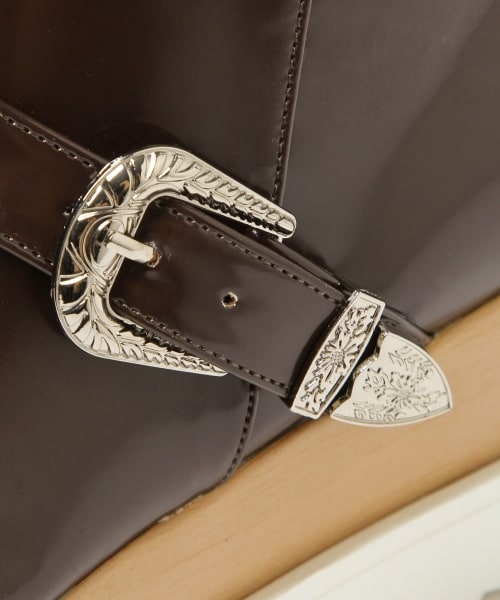 PAGEBOY（ページボーイ）の「スクエアショートブーツ（シューズ・レディース・ブラック/ダークブラウン・M(23.5cm)/L(24.5cm)）」の17枚目の写真