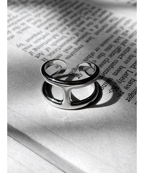 BOYSHE（ボーイシー）の「Silver925製 Hリング【E0015】（リング・レディース・その他）」の2枚目の写真