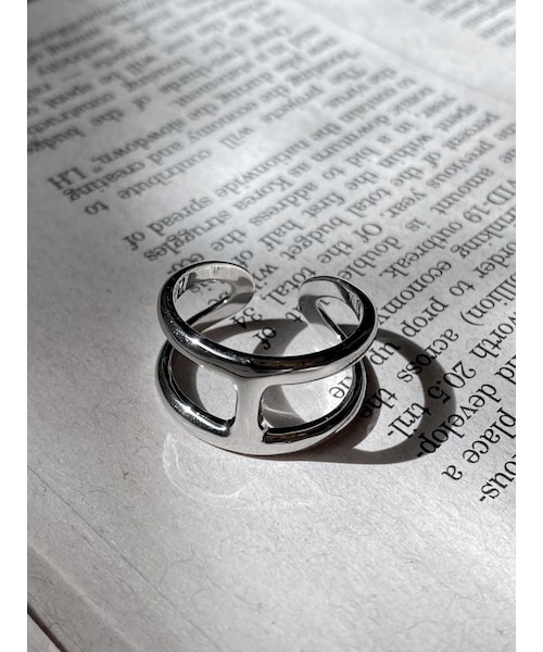 BOYSHE（ボーイシー）の「Silver925製 Hリング【E0015】（リング・レディース・その他）」の4枚目の写真