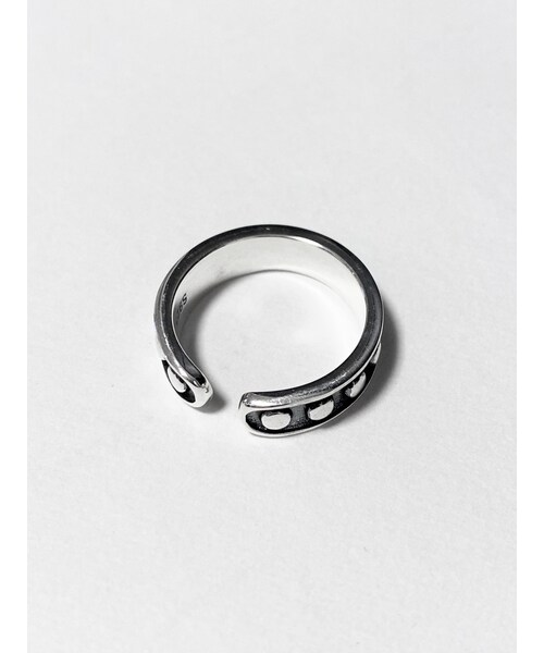 BOYSHE(ボーイシー)の「Silver925製 レトロドットリング【E0016】(リング・レディース・その他)」の3枚目の写真