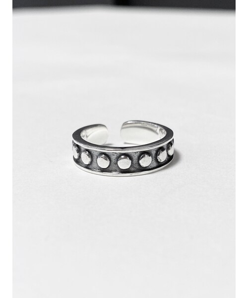 BOYSHE(ボーイシー)の「Silver925製 レトロドットリング【E0016】(リング・レディース・その他)」の1枚目の写真