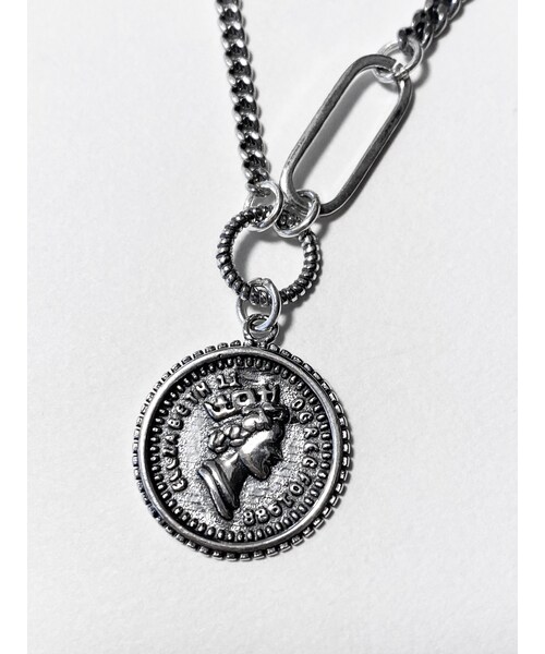 BOYSHE（ボーイシー）の「Silver925製 クイーンコインネックレス【E0017】（ネックレス・レディース・その他）」の3枚目の写真