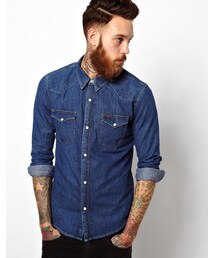 Lee | Lee Denim Western Shirt Slim Fit Mid Stone(シャツ/ブラウス)