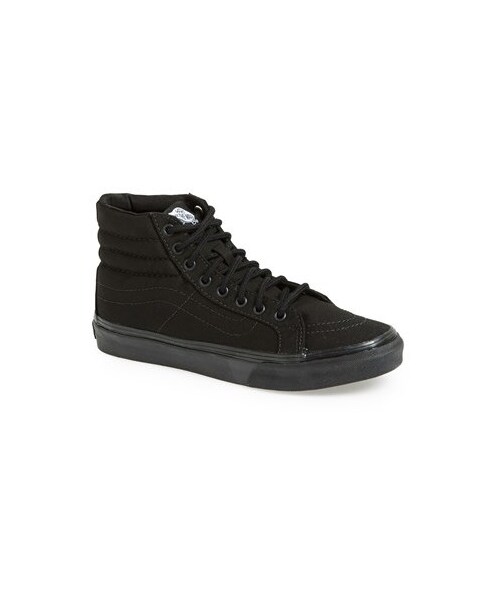 VANS（バンズ）の「Vans 'Sk8-Hi Slim' Sneaker (Women)（スニーカー・Black・6 M/6.5 M/7.5 M/8 M/8.5 M/9 M/9.5 M/10 M）」の2枚目の写真