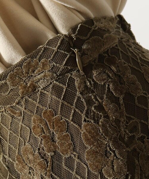 OZOC（オゾック）の「[洗える]レースフレアスカート（スカート・レディース・アイボリー(004)/カーキ(027)・38(M)）」の8枚目の写真