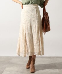 OZOC | [洗える]レースフレアスカート(スカート)