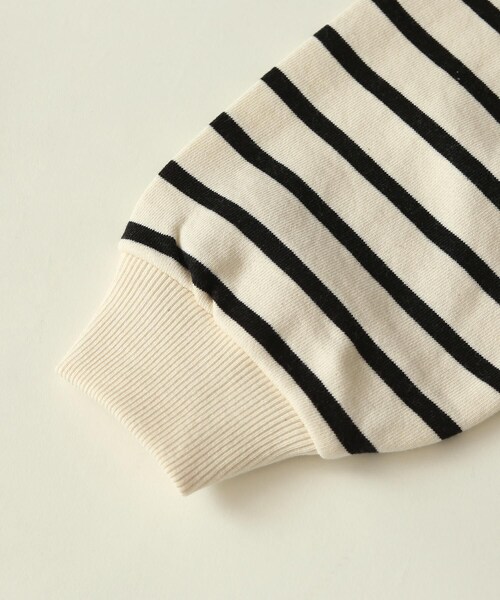 BOYSHE（ボーイシー）の「ビッグシルエットクルーネック ボーダースウェット　アイボリー（スウェット・レディース・その他）」の10枚目の写真