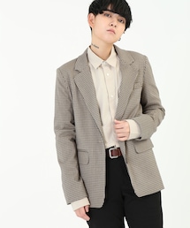 BOYSHE | チェックテーラードジャケット(テーラードジャケット)