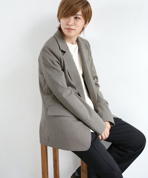 BOYSHE（ボーイシー）の「チェックテーラードジャケット（テーラードジャケット・レディース・その他）」の8枚目の写真