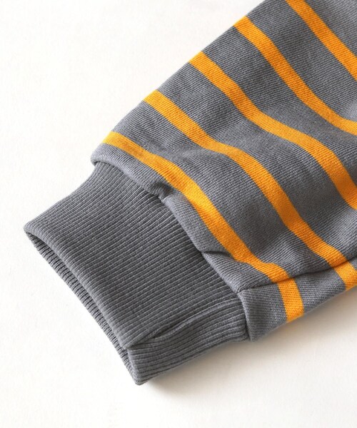 BOYSHE（ボーイシー）の「ビッグシルエットクルーネック ボーダースウェット　グレー（スウェット・レディース・その他）」の10枚目の写真