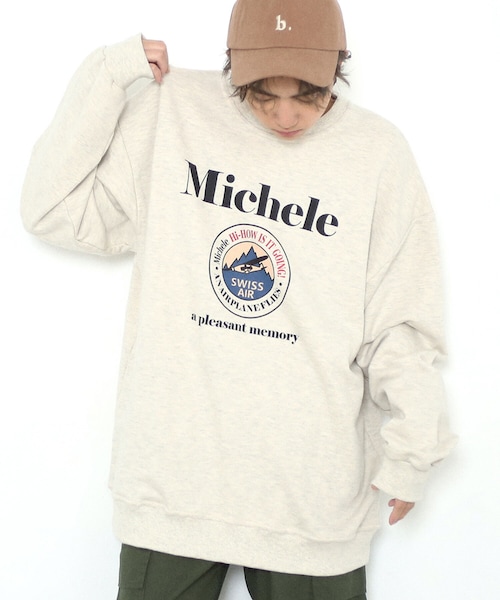 BOYSHE（ボーイシー）の「ミチェル ビッグシルエットスウェット　アイボリー（スウェット・レディース・その他）」の3枚目の写真