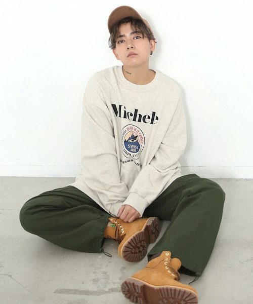 BOYSHE（ボーイシー）の「ミチェル ビッグシルエットスウェット　アイボリー（スウェット・レディース・その他）」の6枚目の写真