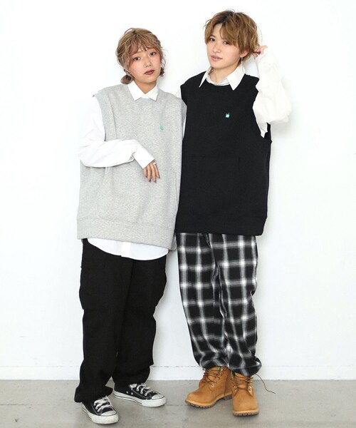 BOYSHE（ボーイシー）の「クルーネック 裏起毛プルオーバーベスト　ブラック（ベスト・レディース・その他）」の11枚目の写真