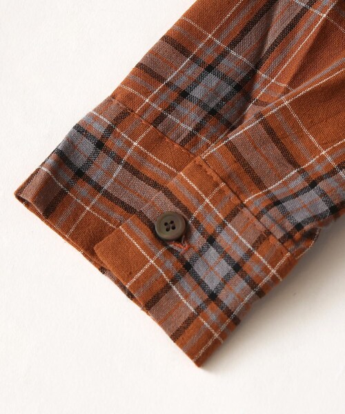 BOYSHE(ボーイシー)の「ボックスシルエット チェックシャツ ブラウン(シャツ/ブラウス・レディース・その他)」の13枚目の写真