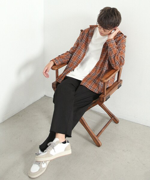 BOYSHE(ボーイシー)の「ボックスシルエット チェックシャツ ブラウン(シャツ/ブラウス・レディース・その他)」の9枚目の写真