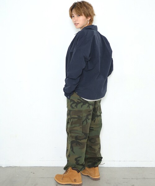 BOYSHE（ボーイシー）の「迷彩 ワイドストレート カーゴパンツ（カーゴパンツ・レディース・その他）」の8枚目の写真