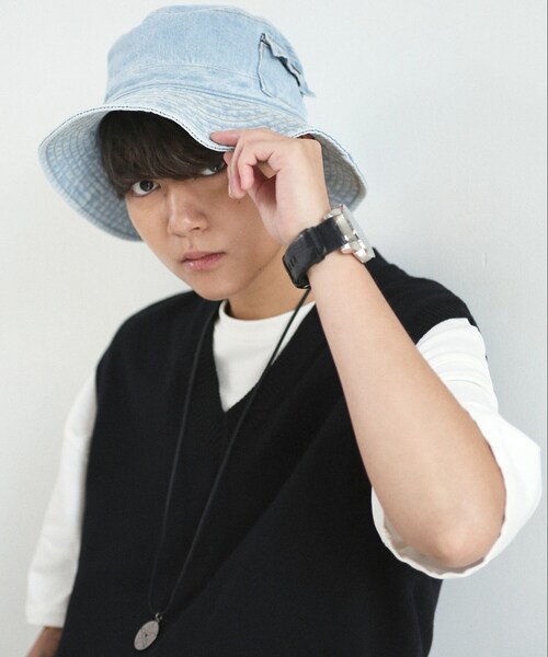 BOYSHE（ボーイシー）の「デニムバケットハット【3 color】（ハット・レディース・その他）」の8枚目の写真