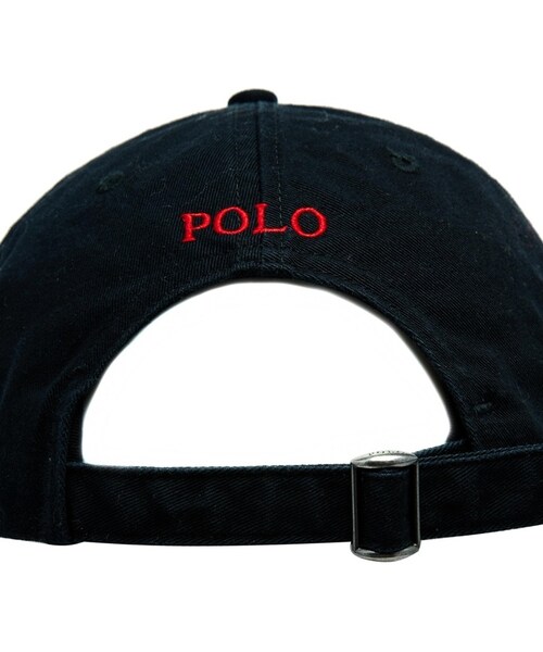 POLO RALPH LAUREN（ポロ ラルフ ローレン）の「Polo Ralph Lauren Baseball Cap（帽子・black・One Size）」の4枚目の写真