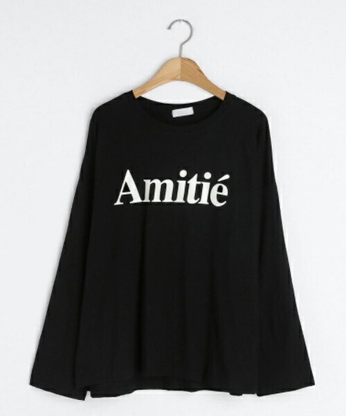 DHOLIC（ディーホリック）の「AmitieTシャツ（Tシャツ/カットソー・レディース・ホワイト/ブラック/ブラウン・FREE）」の2枚目の写真